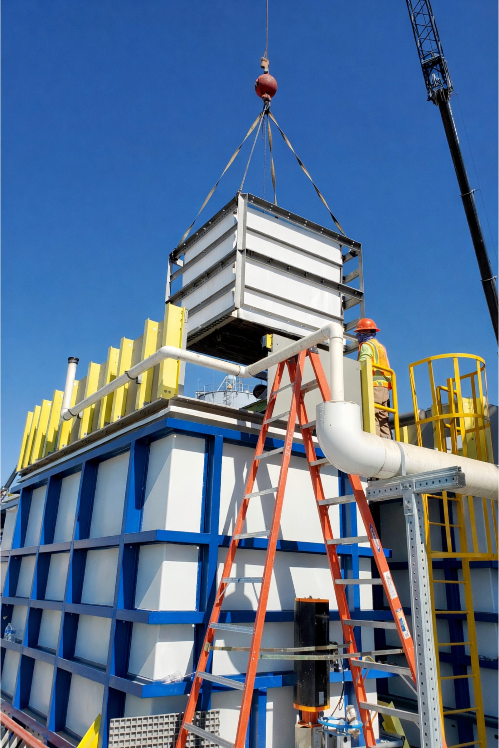 Fibracast equipment installation