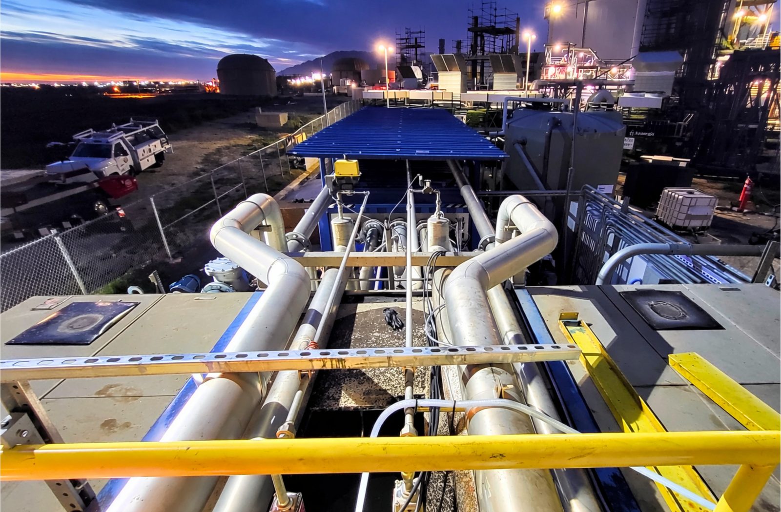 Industrial energy recovery installation