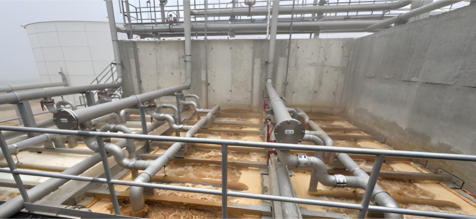 Nutrient removal treatment installation
