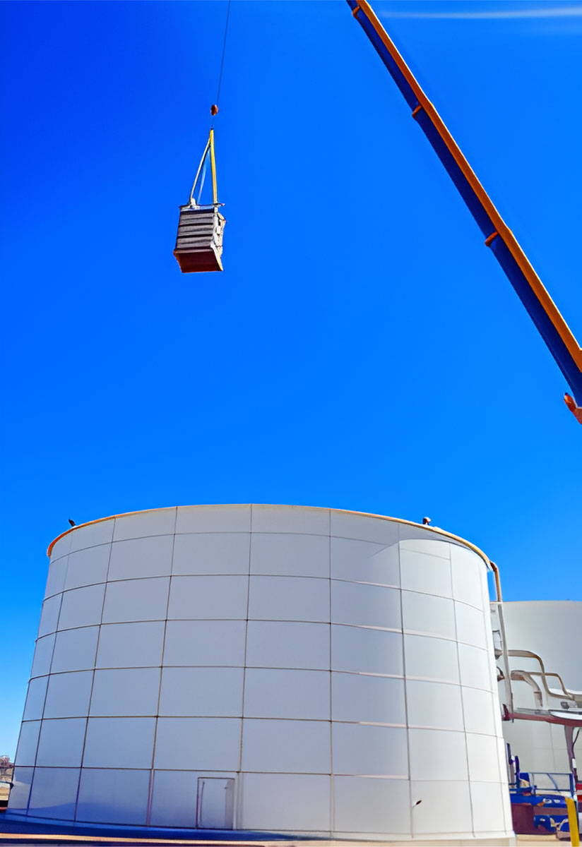 Commercial infrastructure installation