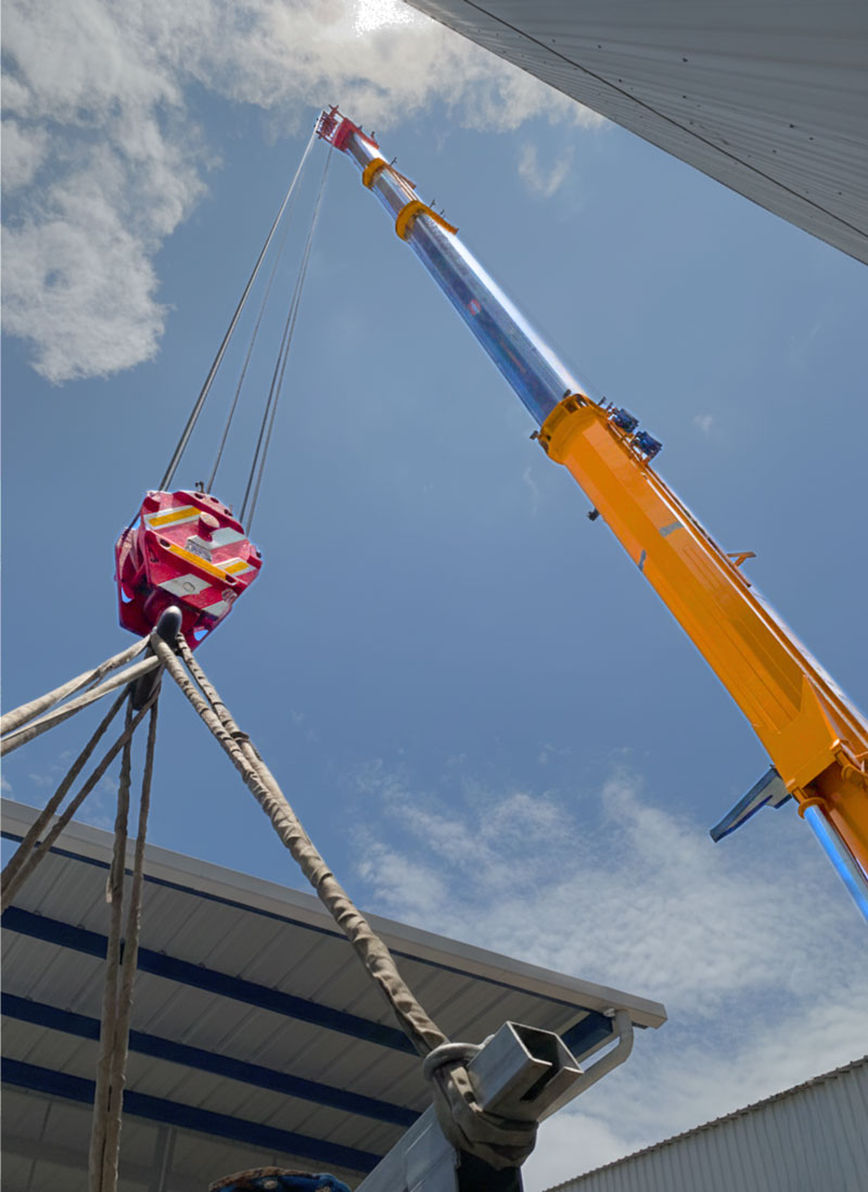 Spare parts and aftermarket crane